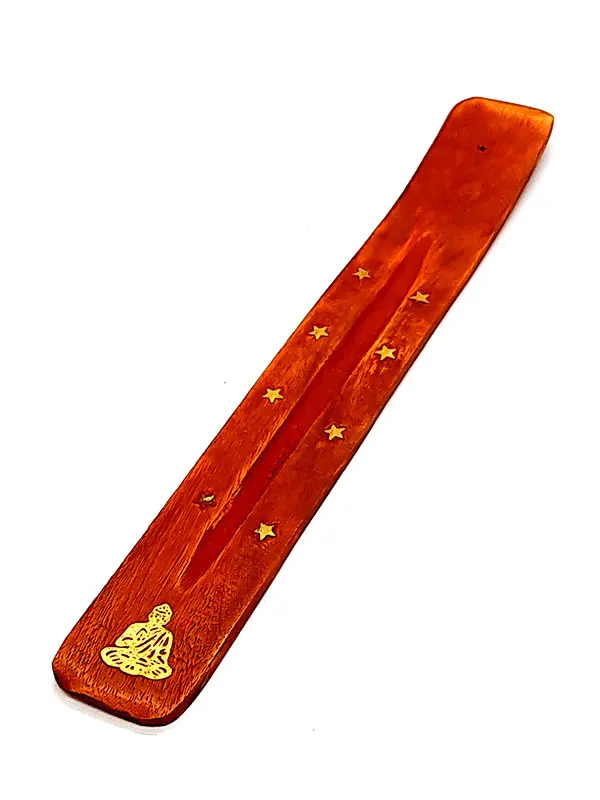 elongated tray natural wood incense sticks incensoshop tantra press 2