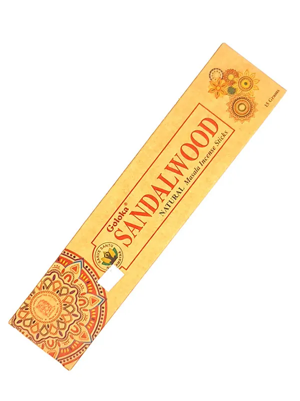 goloka sandalo sandalwood organic incense incense shop tantra press cover