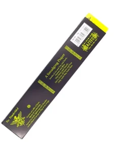 Banjara etnico salvia blanca incienso organico hecho a mano inciensoshop tantra press trasera