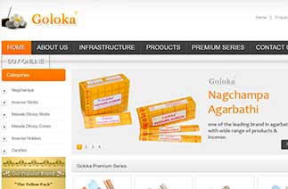 Goloka produce una exquisita colección de varitas de incienso, conos, resinas, aromas, etc.