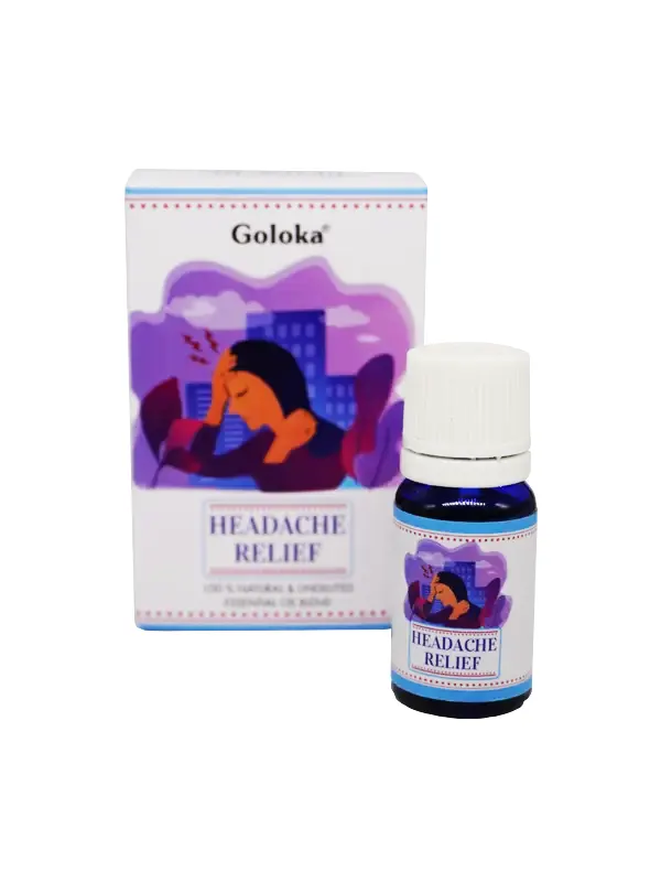 organic and natural ayurvedic essence Goloka migraine relief remedy open inciensoshop