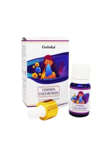 esencia ayurvedica organica y natural remedio para resfriado comun de Goloka cuenta gotas inciensoshop