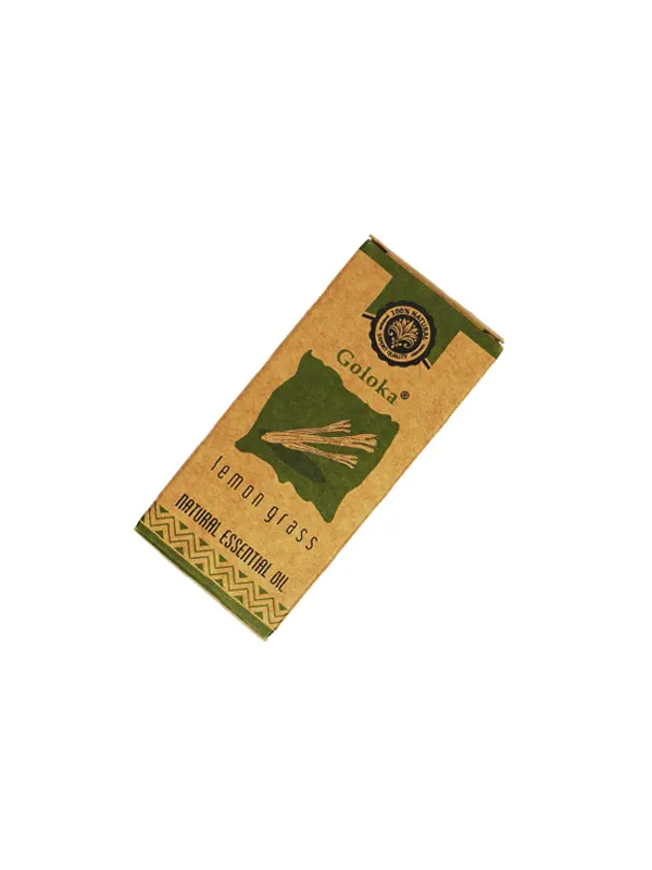 pure organic and natural essence of lemongrass by Goloka cover incensoshop