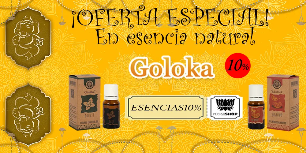 Oferta especial en esencia natural Goloka 10%