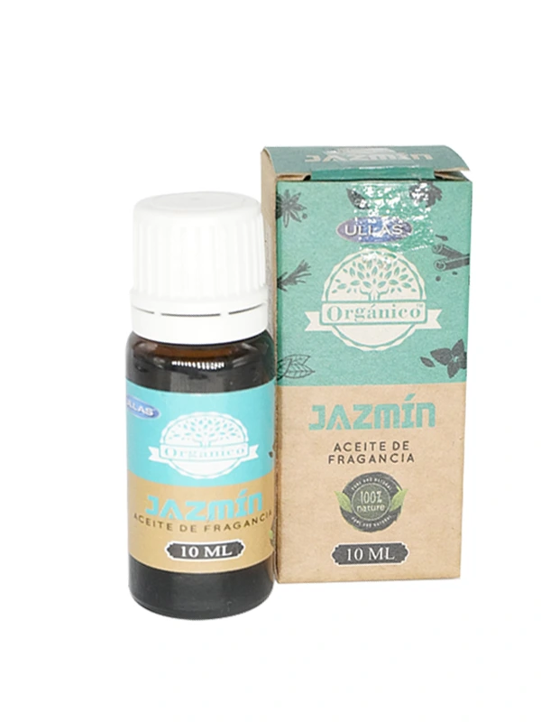 aceite de fragancia organico Jazmin Ullas Esencia unidad y caja tienda online comprar incienso esencia