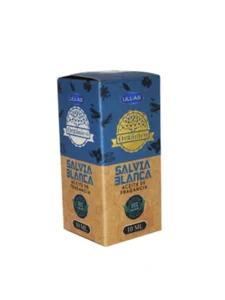 aceite de fragancia organico salvia blanca ullas caja de pie tienda online comprar incienso esencia