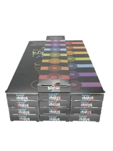 Goloka chakra black range incense box 12 units cenital-2