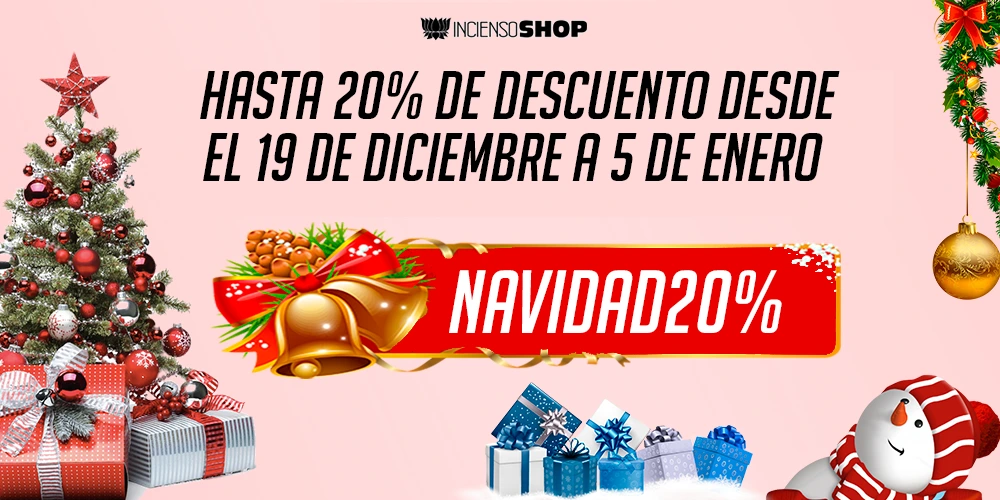 Oferta navidad inciensos y esencias 2022 inciensoshop