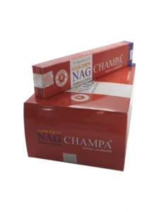 incienso golden nag champa Vijayshree caja con producto