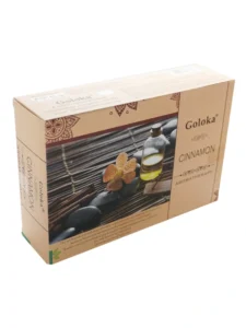 goloka cinnamon aromatherapy incense box