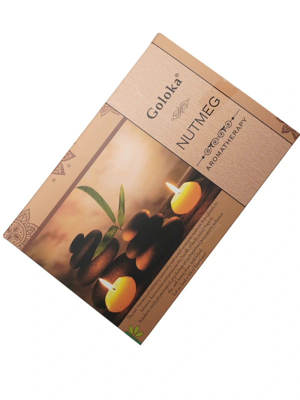 nutmeg aromatherapy goloka incense zenithal box
