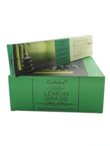 incienso goloka aromaterapia yerba de limon caja y unidad