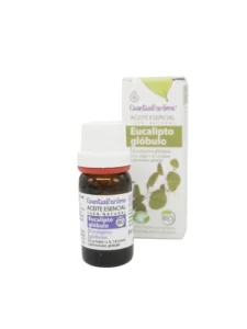 eucalyptus essential oil esential aroms box and bottle
