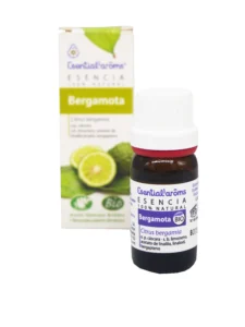 esencia natural bergamota esential aroms caja y producto