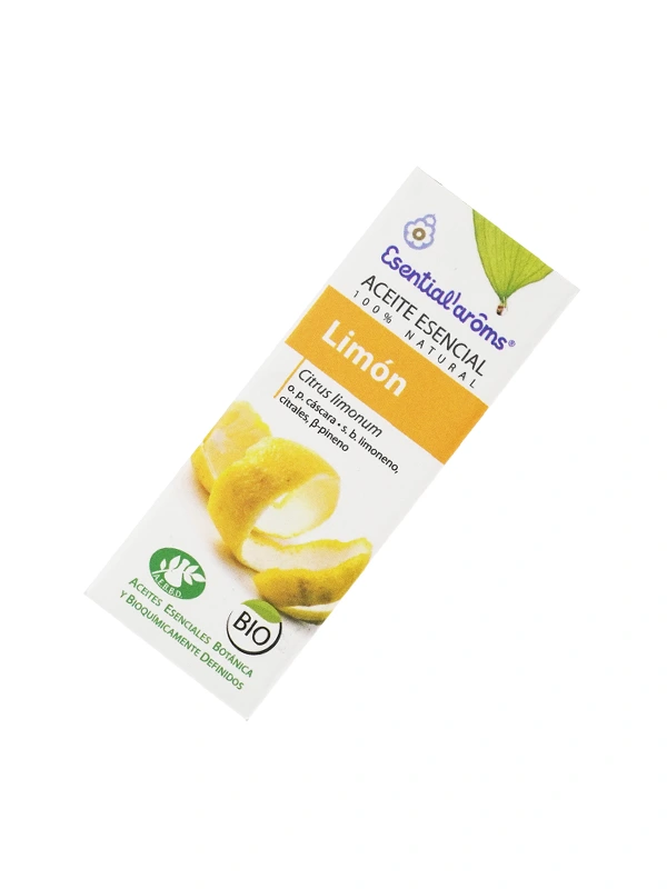 aceite esencial limon esential aroms caja cenital