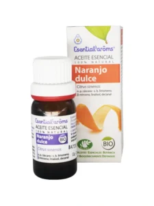 aceite esencial naranjo dulce esential aroms caja con botella