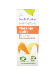 aceite esencial naranjo dulce esential aroms caja de pie