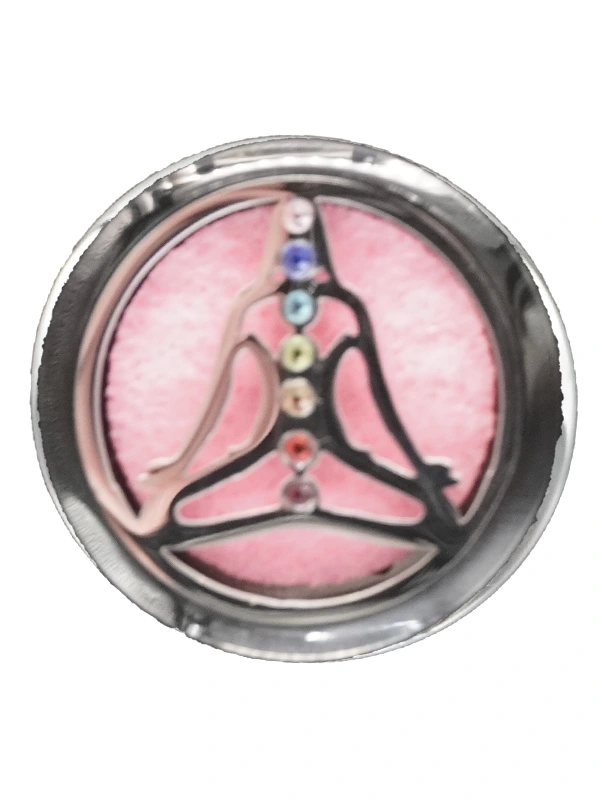 chakra plate car scent diffuser set