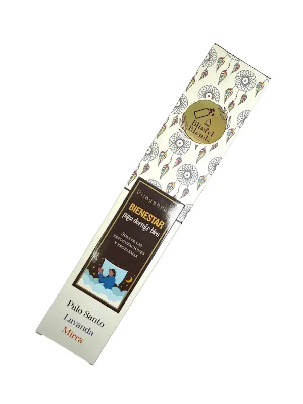 Incienso organico Gama Blissful Blends Bienestar de Vijayshree Agarbatti Masala hecho a mano unidad de 25g