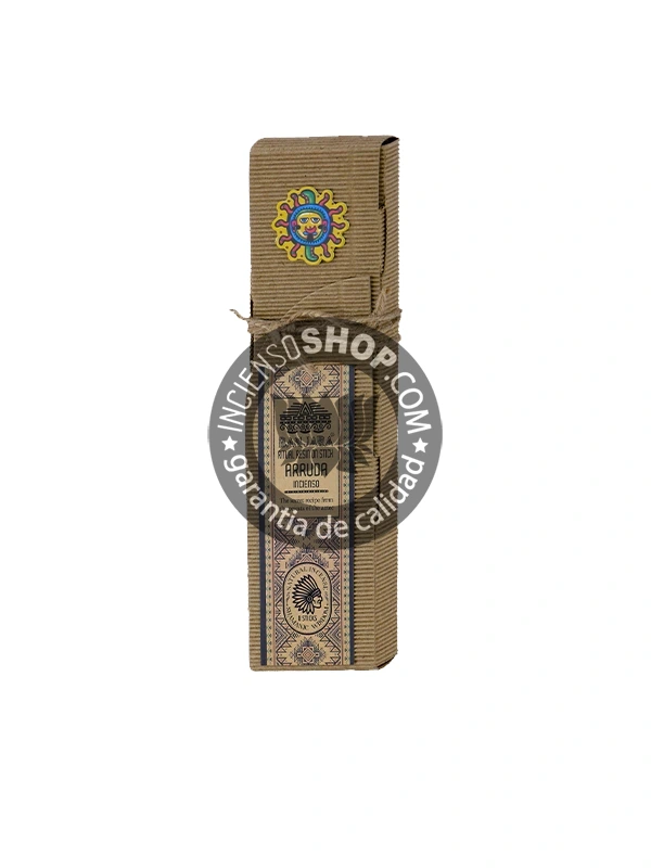 Caja de incienso Banjara Resina Ritual Aroma – varillas artesanales con fragancia ritual inspirada en la sabiduría chamánica azteca, ideal para limpieza energética y conexión espiritual
