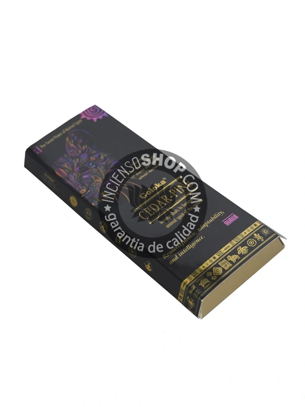 shot incienso raton cedro y pino orgánico de goloka
