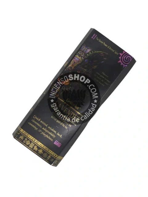 Shot de incienso Zorro Lavanda organico Animal Spirit de Goloka Agarbatti Masala unidad 20g