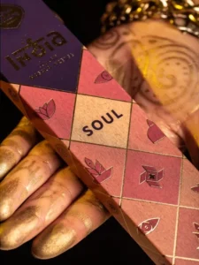Contraportada Incienso masala alma India de Sagrada Madre hecho a mano con amor en argentina - contenido ofrecido con inciensoshop