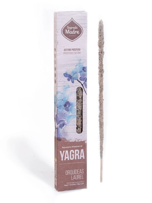 Portada Incienso Yagra, Orquídea y Laurel de Sagrada Madre hecho a mano con amor en Argentina