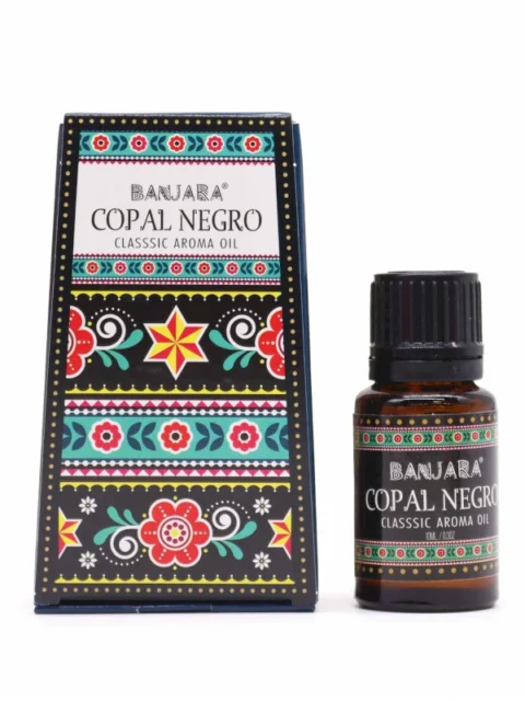 Esencia diluida o aroma de Copal Negro de Banjara en unidad de 10ml