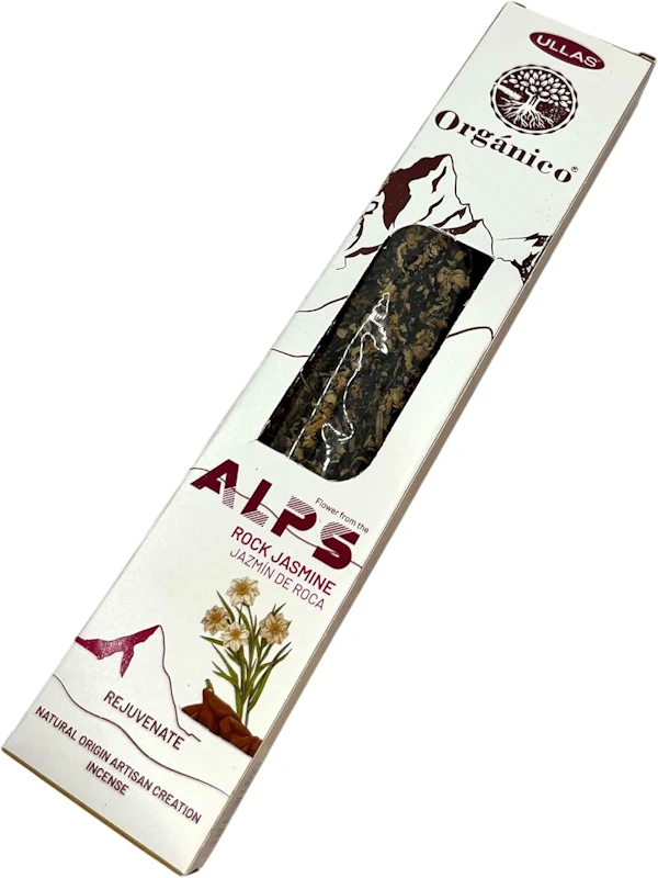 Incienso de Ullas Alps Orquídea Vainilla Negra Agarbatti Masala organico hecho a mano unidad de 25g