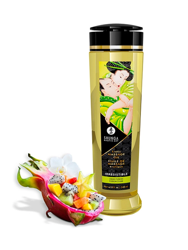 Shunga Aceite de Masaje Erótico Sensaciçon Flores Asiáticas - Contenido ofrecido por INCIENSOSHOP
