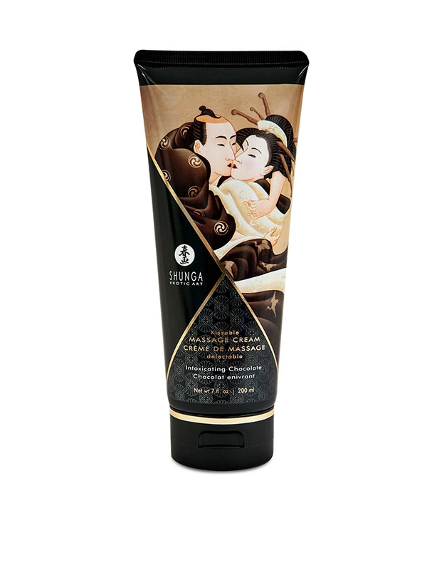 Shunga Crema de Masaje Aroma a Intoxicating Chocolate de 200ml - Contenido ofrecido por INCIENSOSHOP