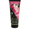 Shunga Crema de Masaje Aroma a Raspberry Feeling de 200ml - Contenido ofrecido por INCIENSOSHOP